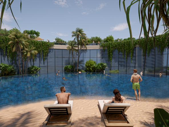 Sunken pool